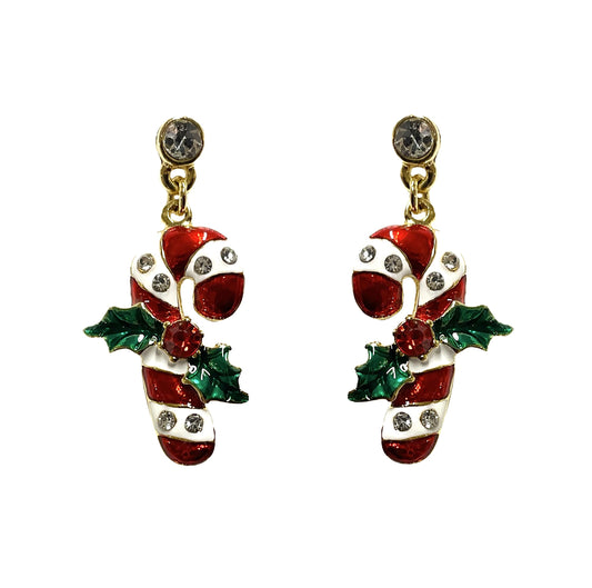 Candy Cane Earring #19-1137