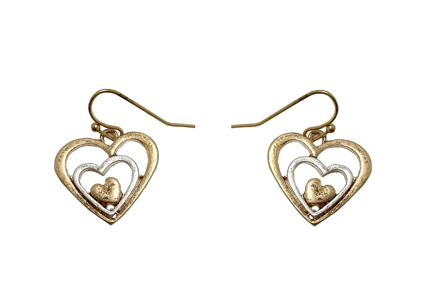 Heart Mixed Earring #33-5457