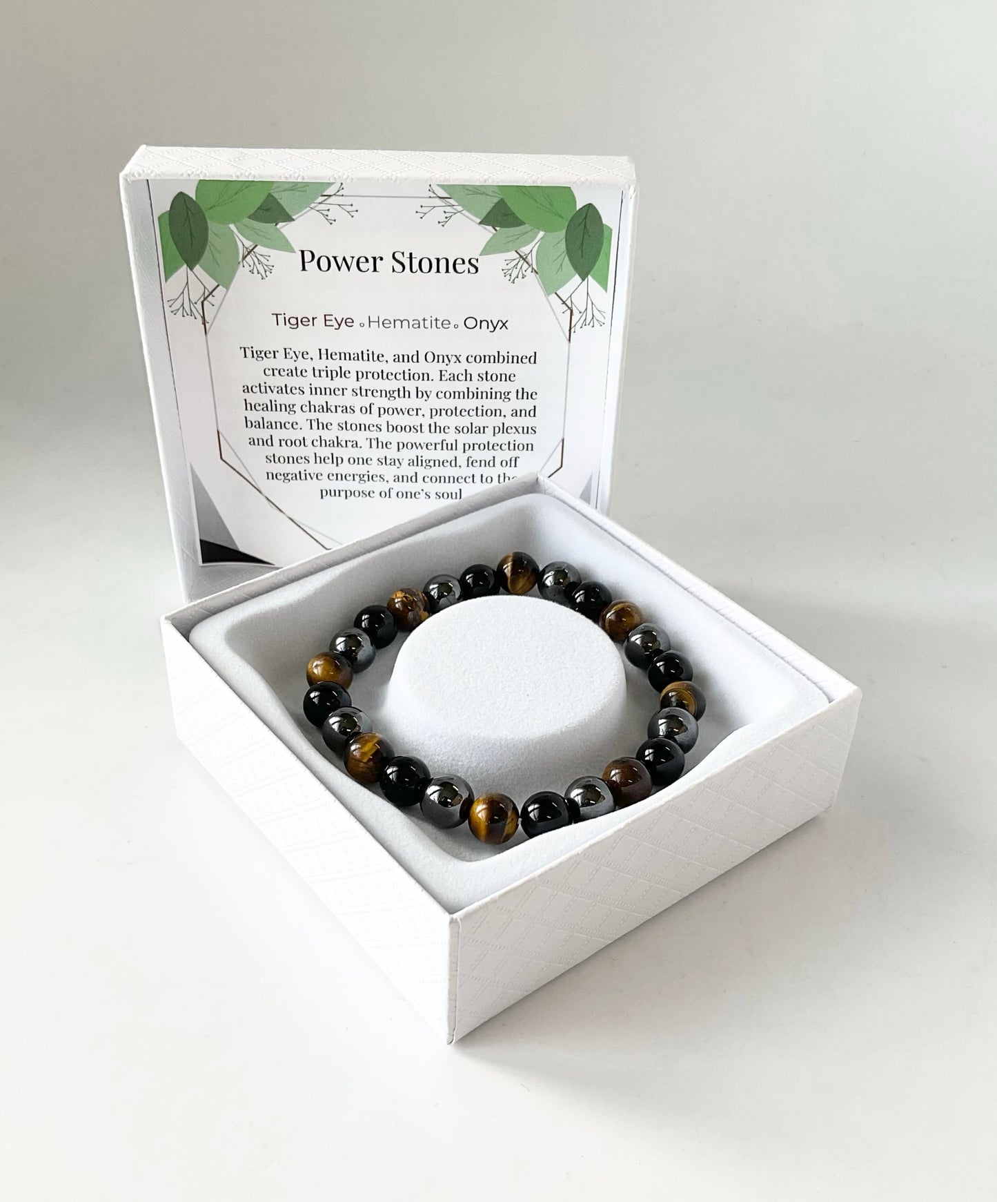 Natural Stone Bracelet Power Stones Bracelet #89-72214PW