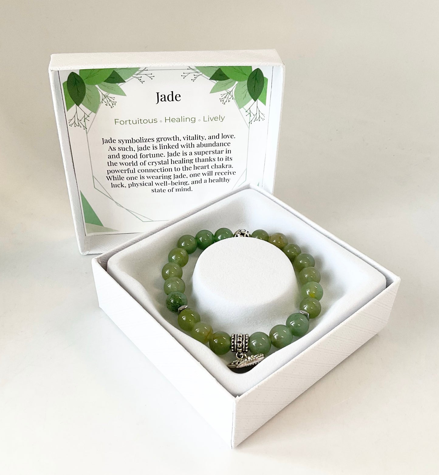 Natural Stone Bracelet Jade Bracelet #89-72214JD