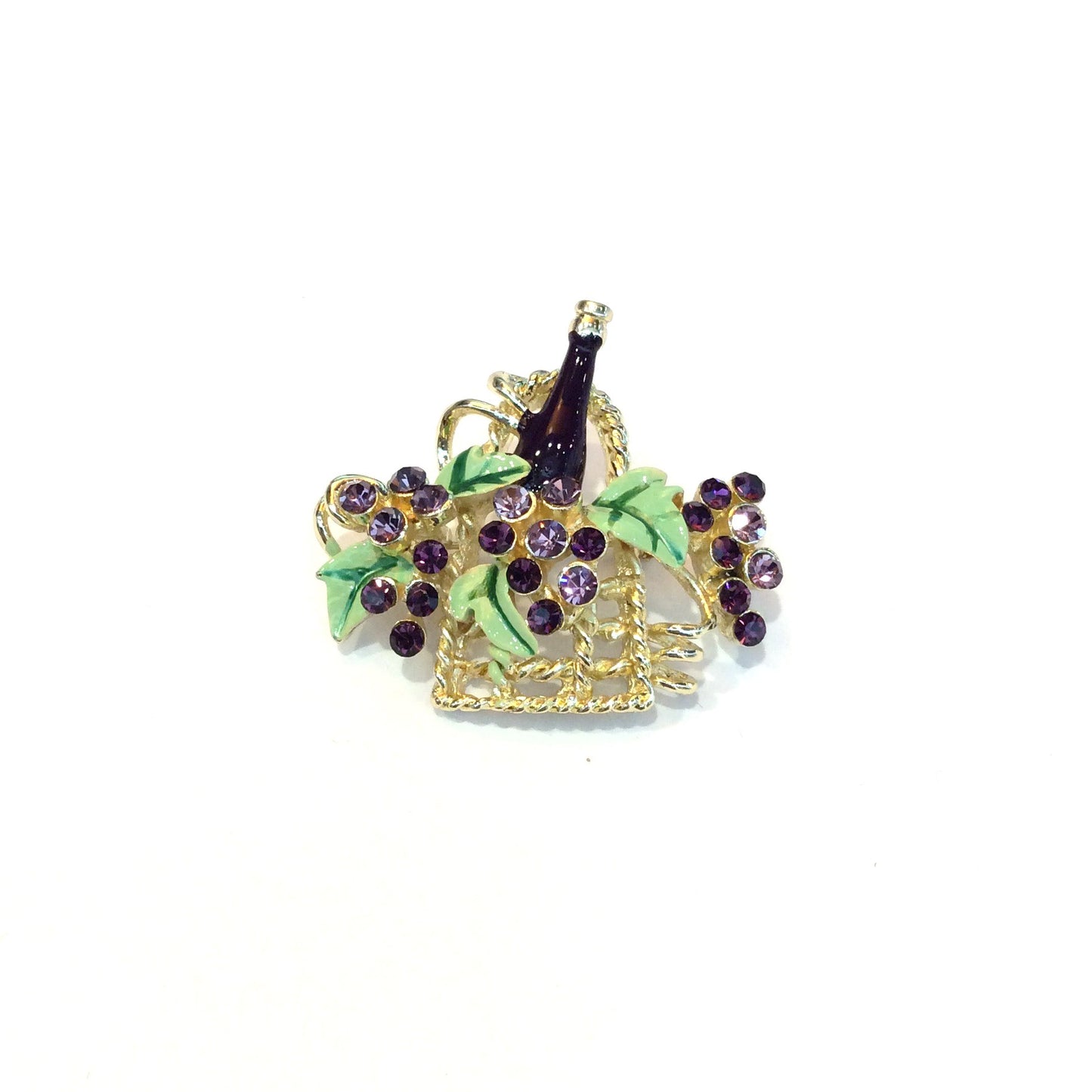 Basket of Grapes and Wine #38-320