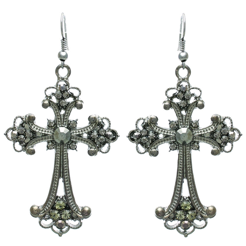 Big Cross Earring #12-23914HE