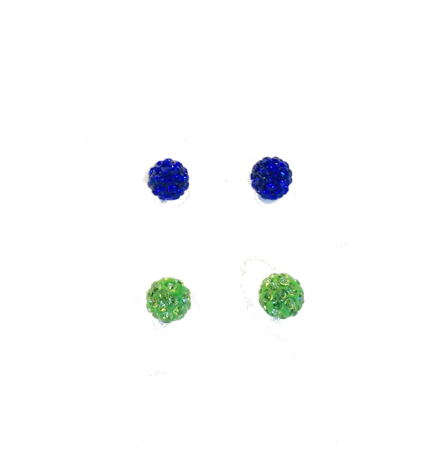 Seattle Fan Clay Ball 2 pair Post Earrings#12-3724