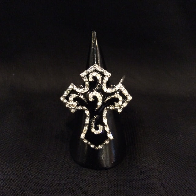 Cross Epoxy Stretch Ring#60-2464