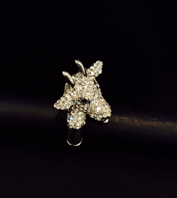 Crystal Goat Stretch Ring#60-1866