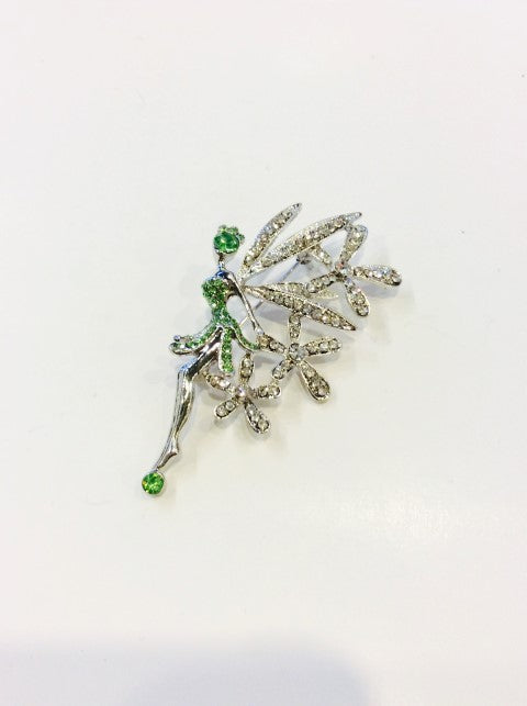Fairy with Flower Pin#66-12018GN