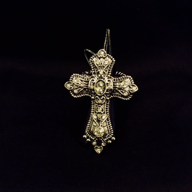 Filigree Cross Stretch Ring#60-3109