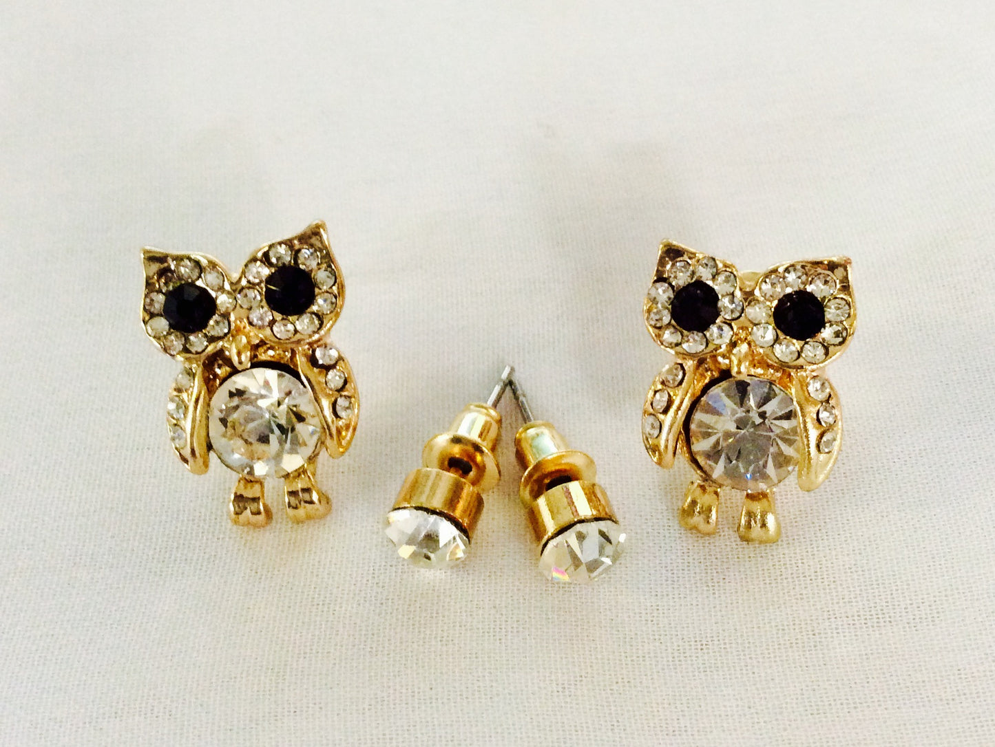 Owl Post Earrings #12-24377GD