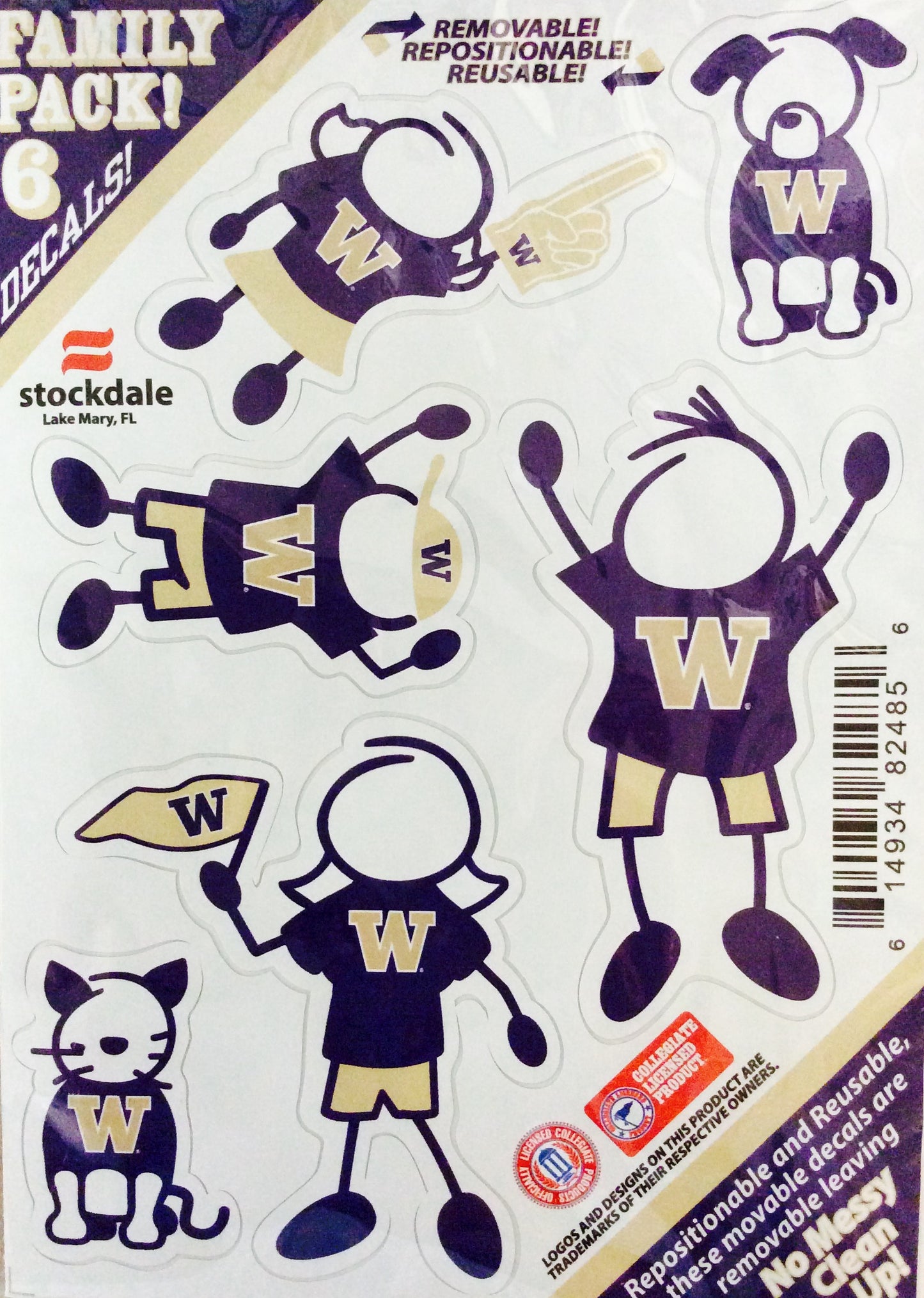 Washington Team Decals #80-24856