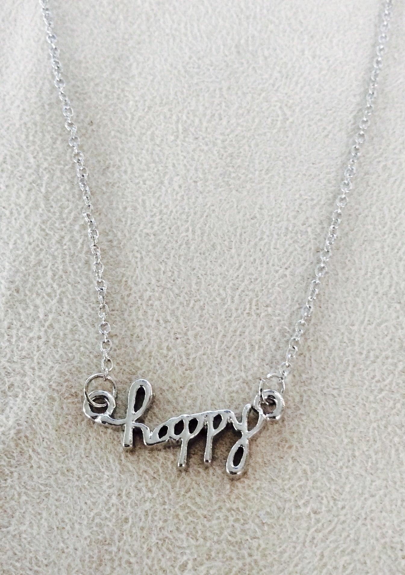 'HAPPY' Necklace #27-1971
