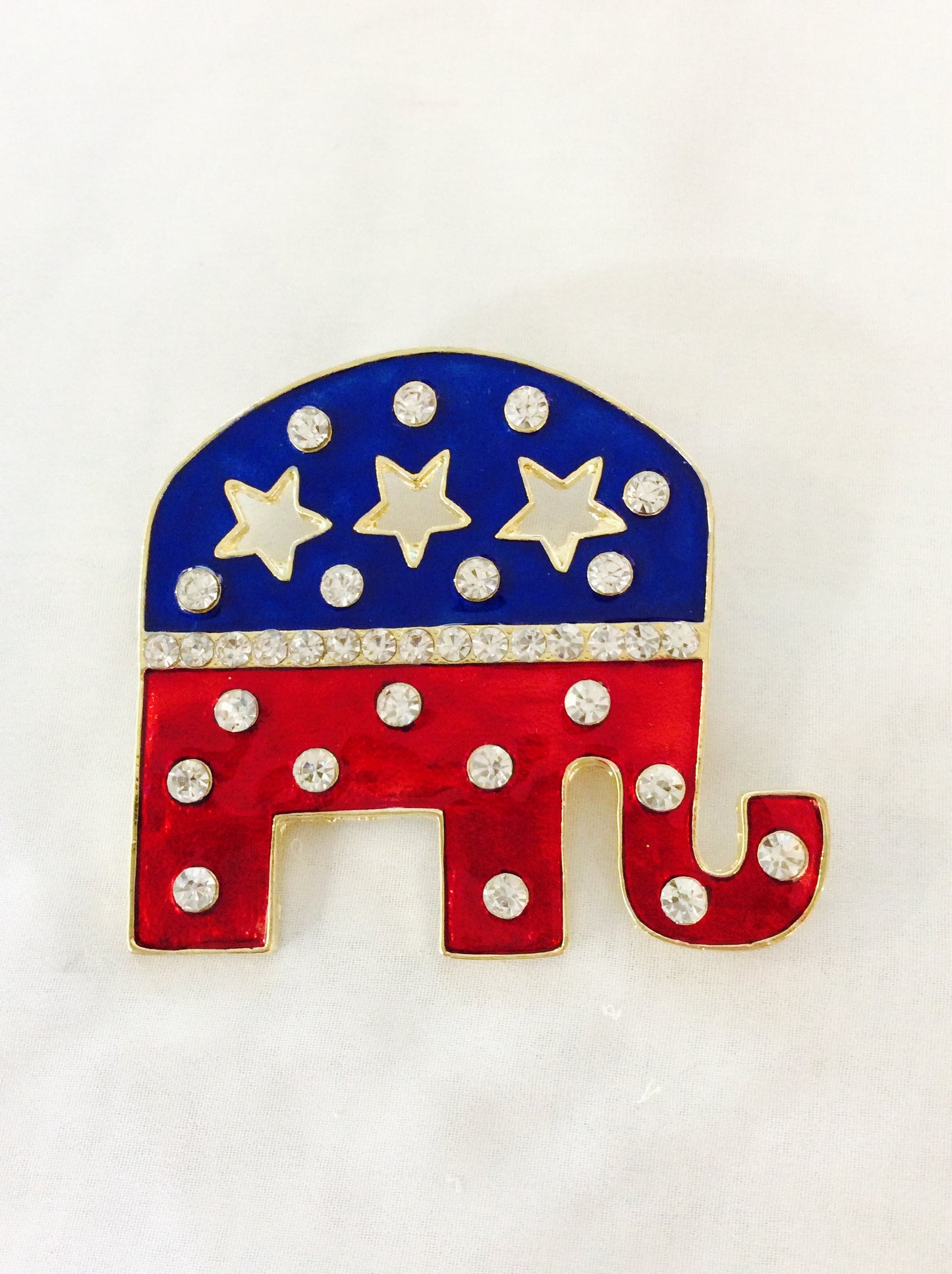 GOP Elephant Pin (Large) #38-5110GD