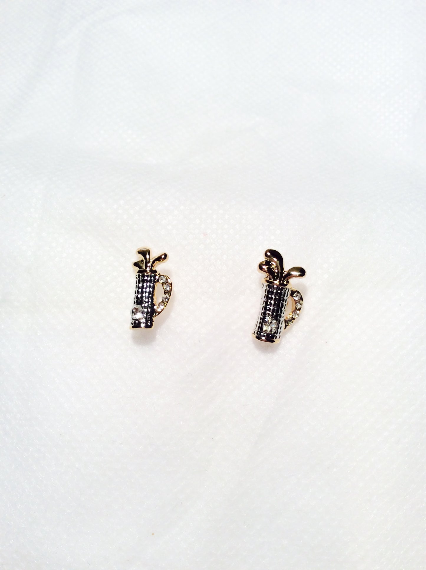 Golf Bag Post Earrings#38-46692
