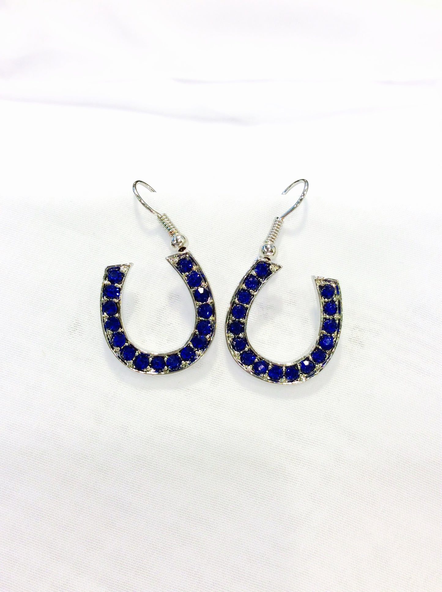 Horseshoes Earrings#12-21187BL