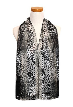 Animal Print Scarf #OA-3001GY