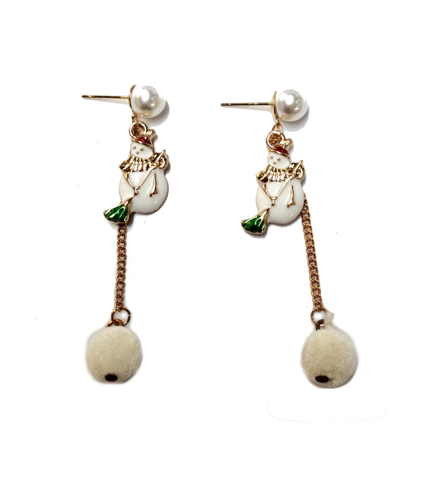 Snowman Earring #89-12420