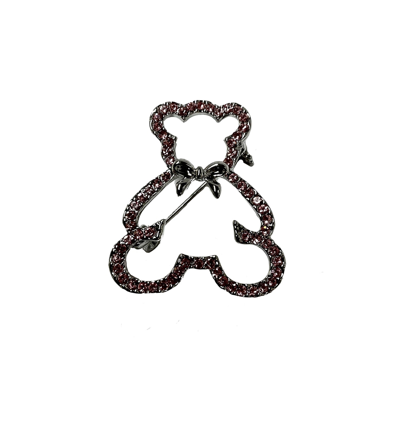 Outline Pink Ribbon Bear #88-09112