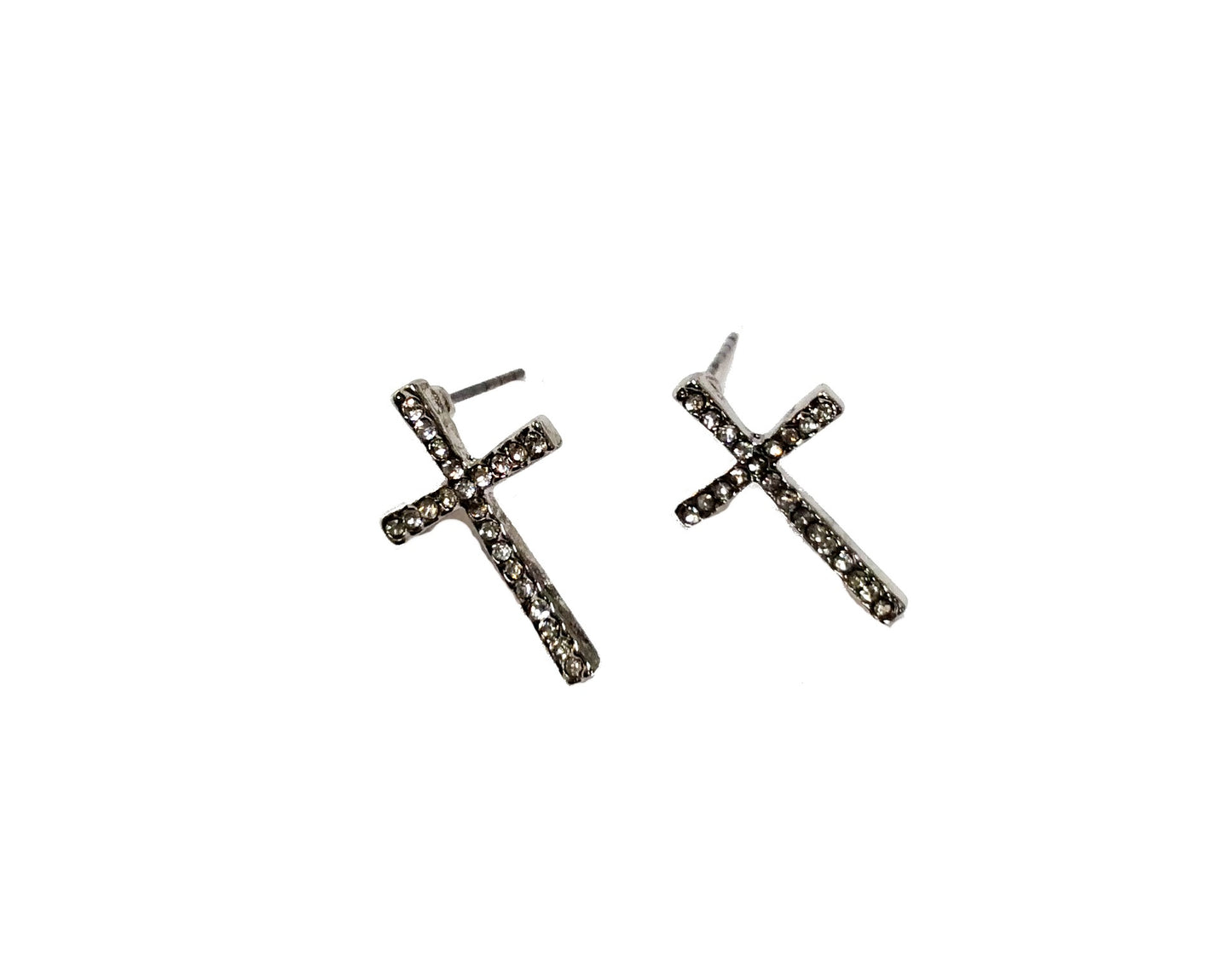 Cross Post Earring #27-497