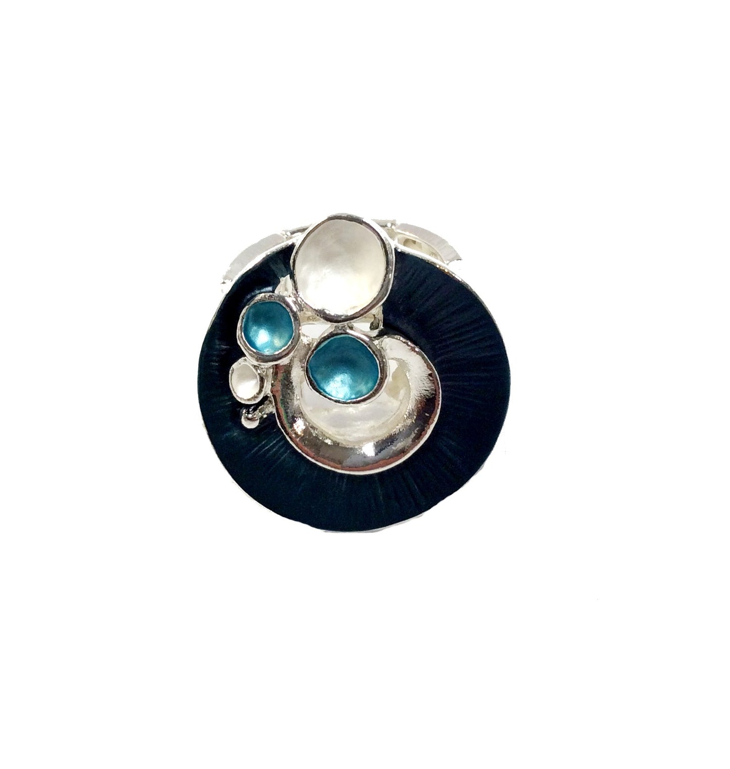 Circles Ring Blue