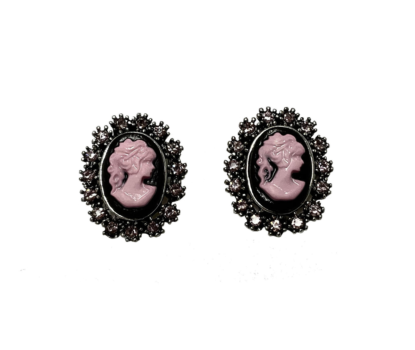 Cameo Post Earring #28-98047PK
