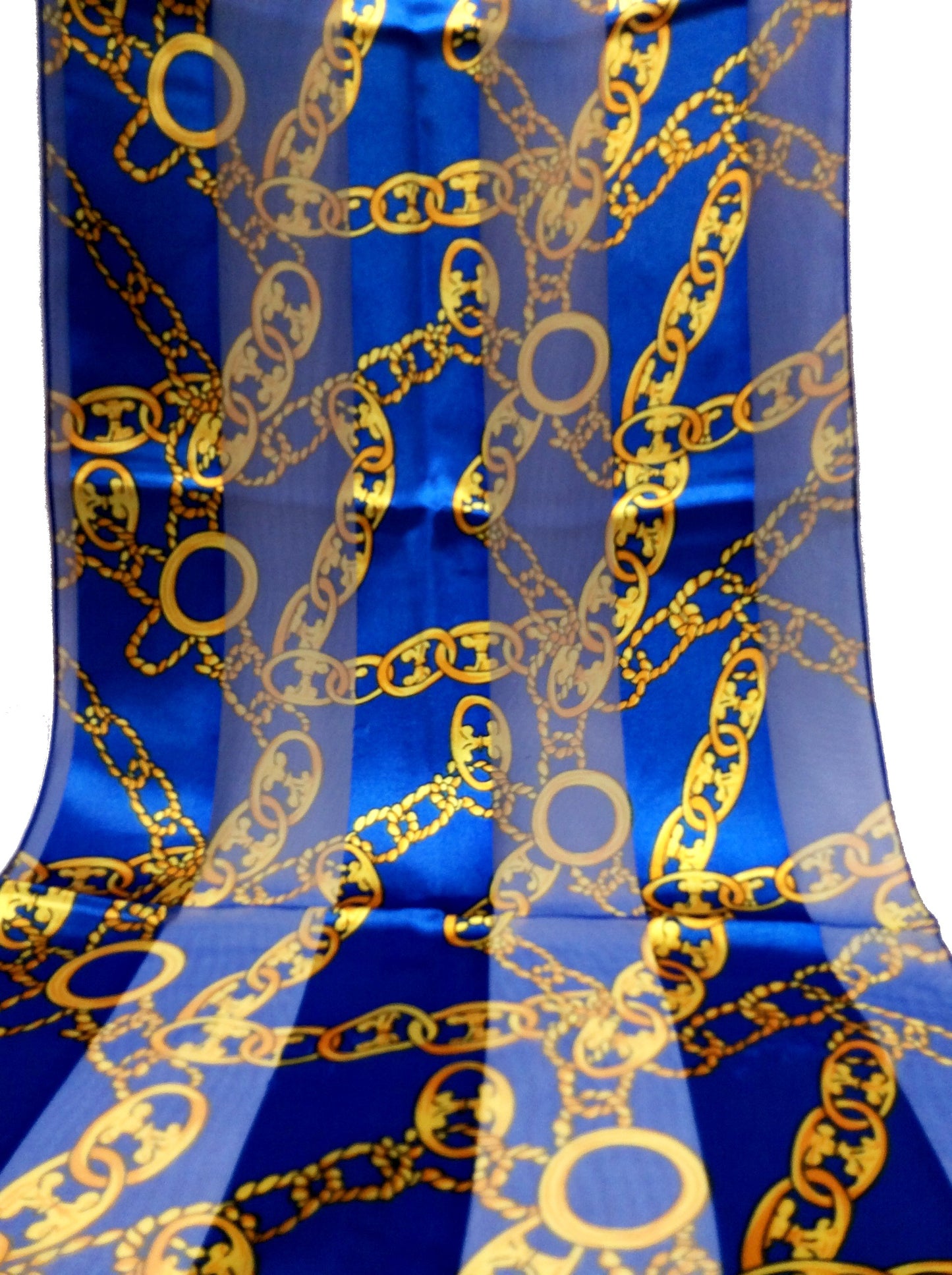 Chain Satin Scarf #SSPO1395BL