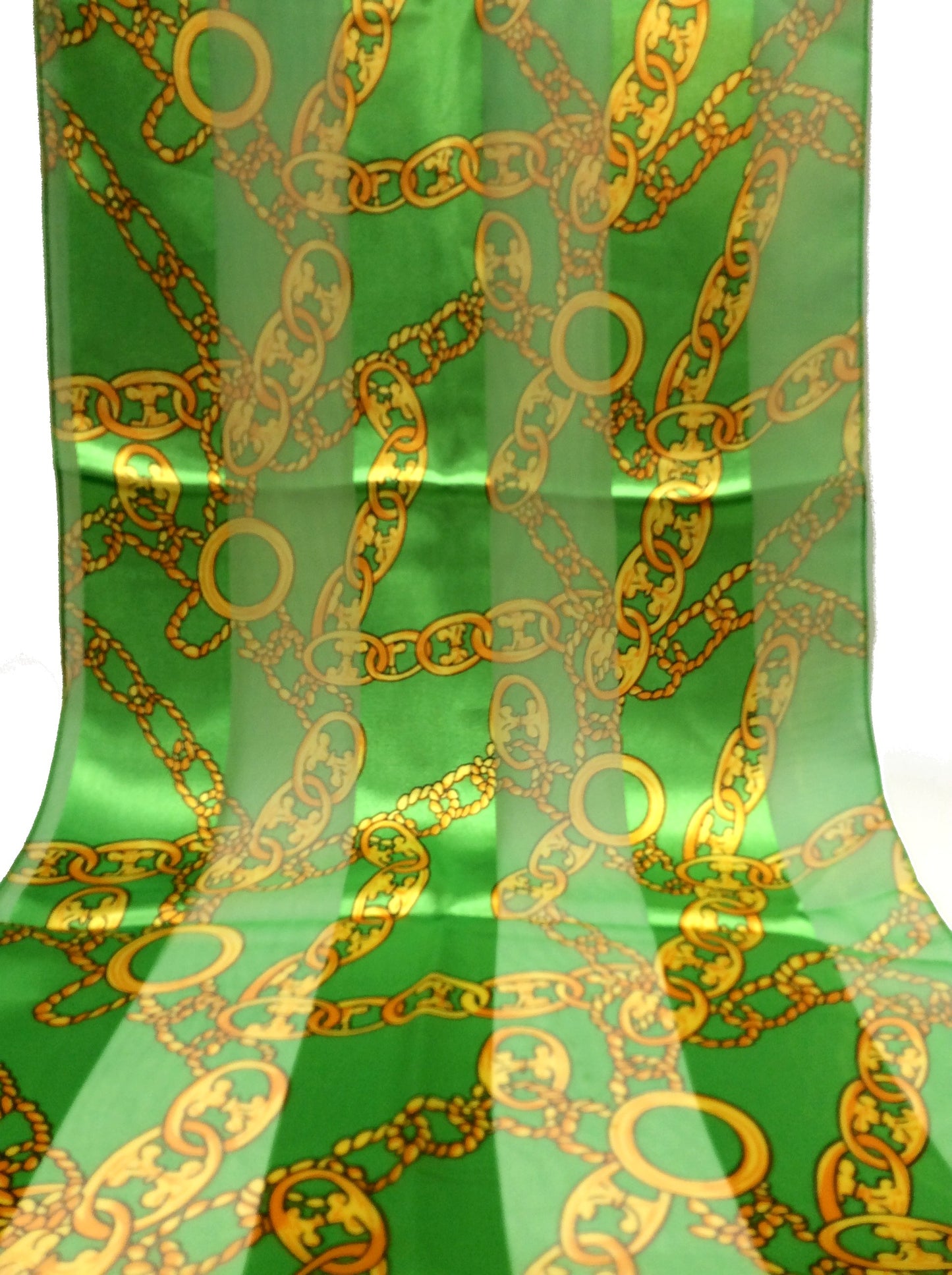 Chain Satin Scarf #SSPO1395GN