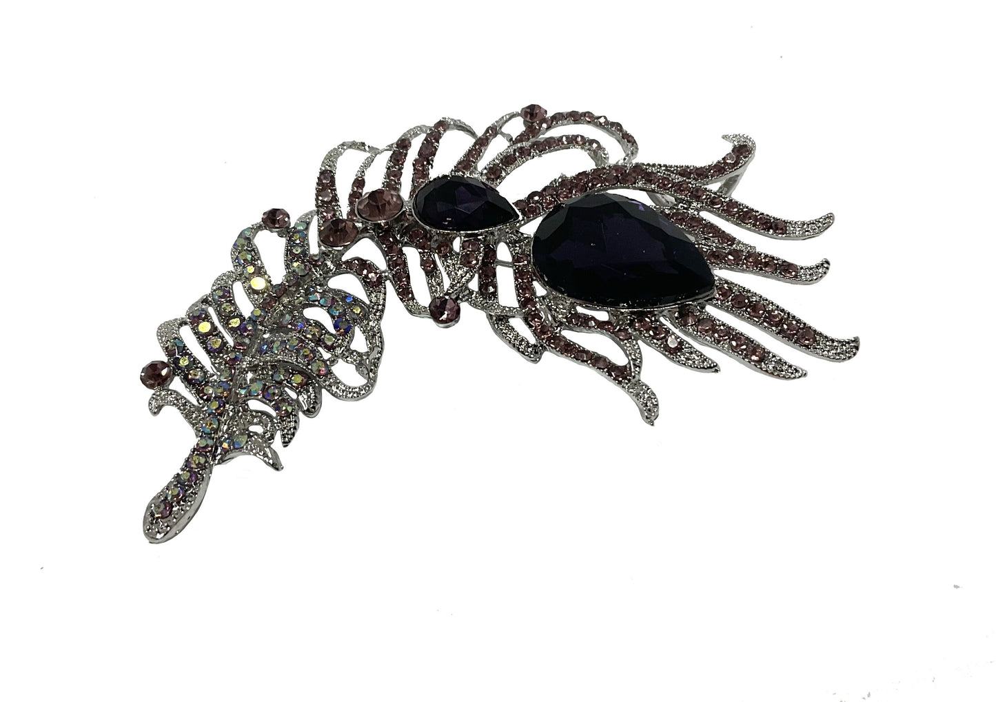 Crystal Feather Pin #40-0064FU