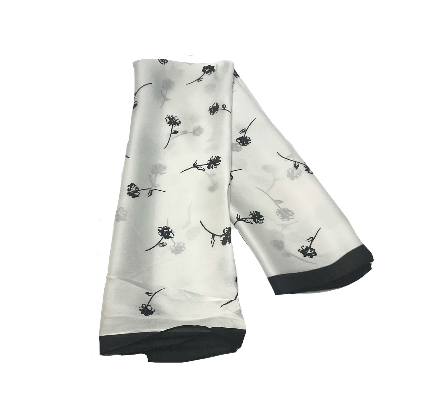 Square Roses Scarf #89-8305RS