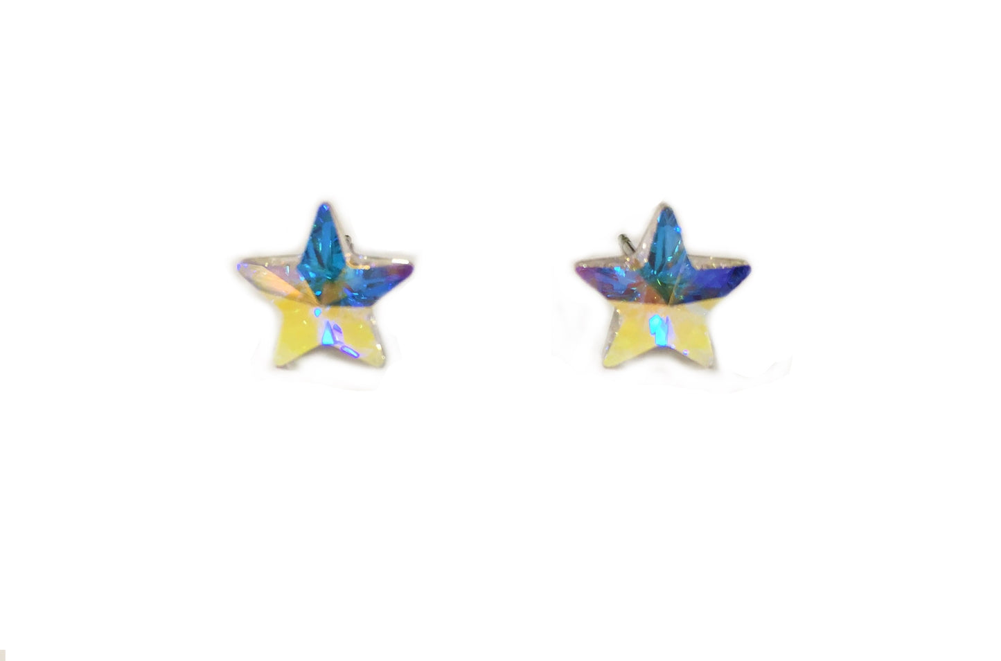 STAR CRYSTAL STONES EARRING #12-574AB