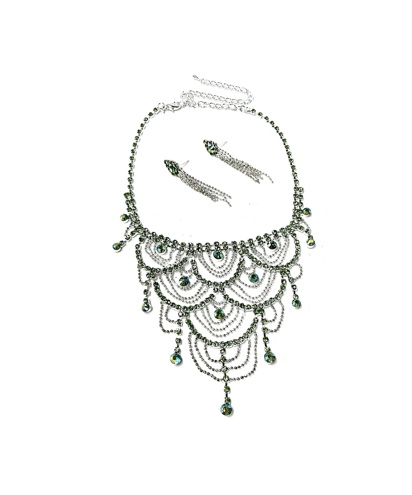 Necklace with Earring Set #66-14046PE