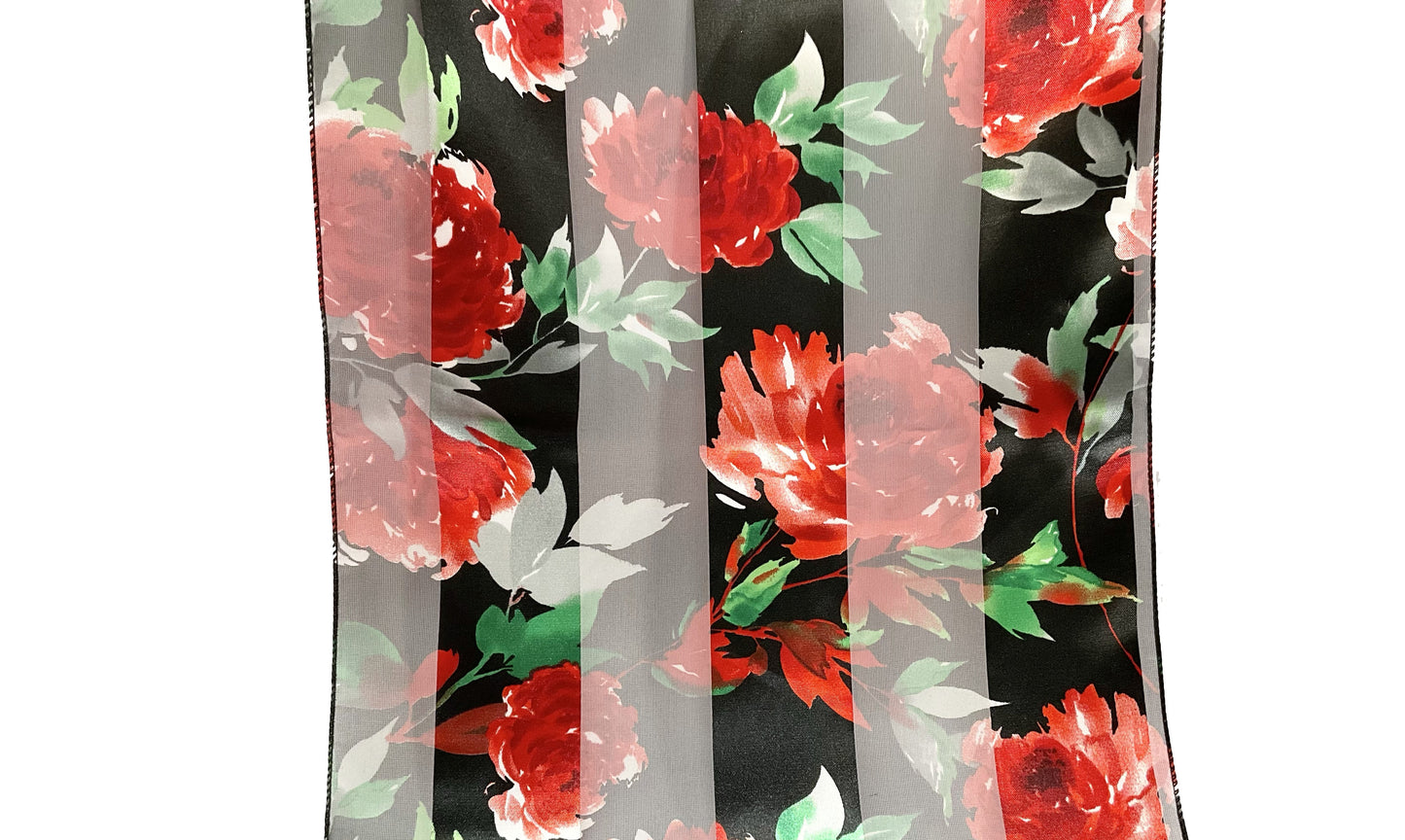 Rose Satin Scarf #OP1104BK