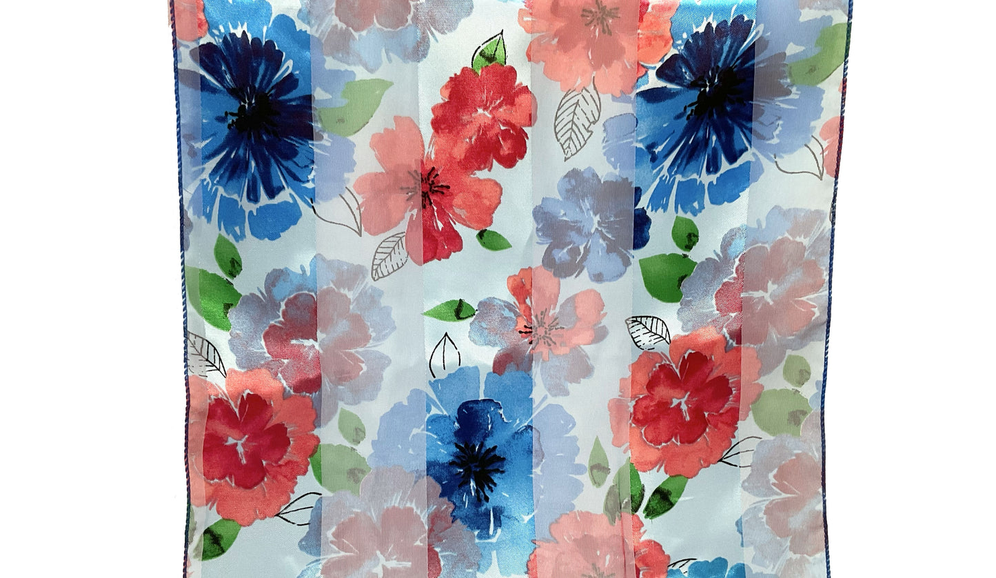 Azalea Satin Scarf #OP1095BL