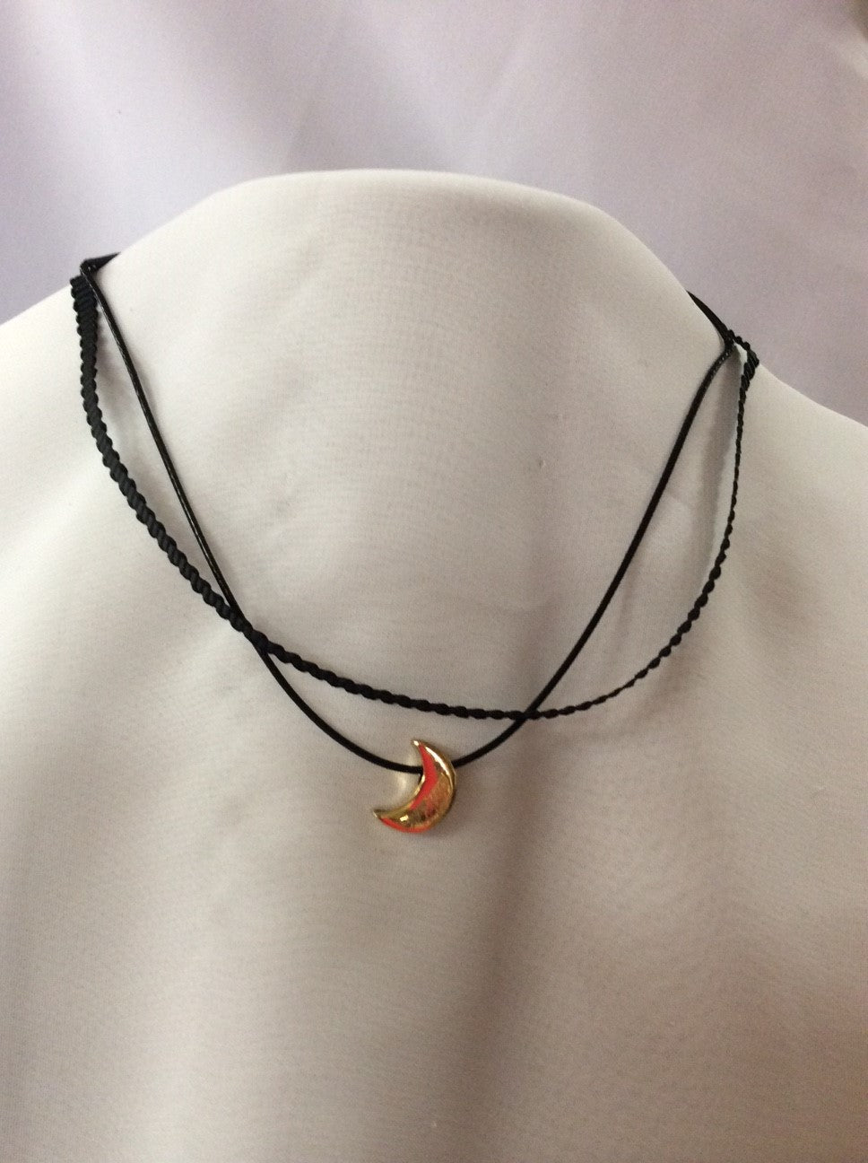 Crescent Moon Choker #12-15450GD