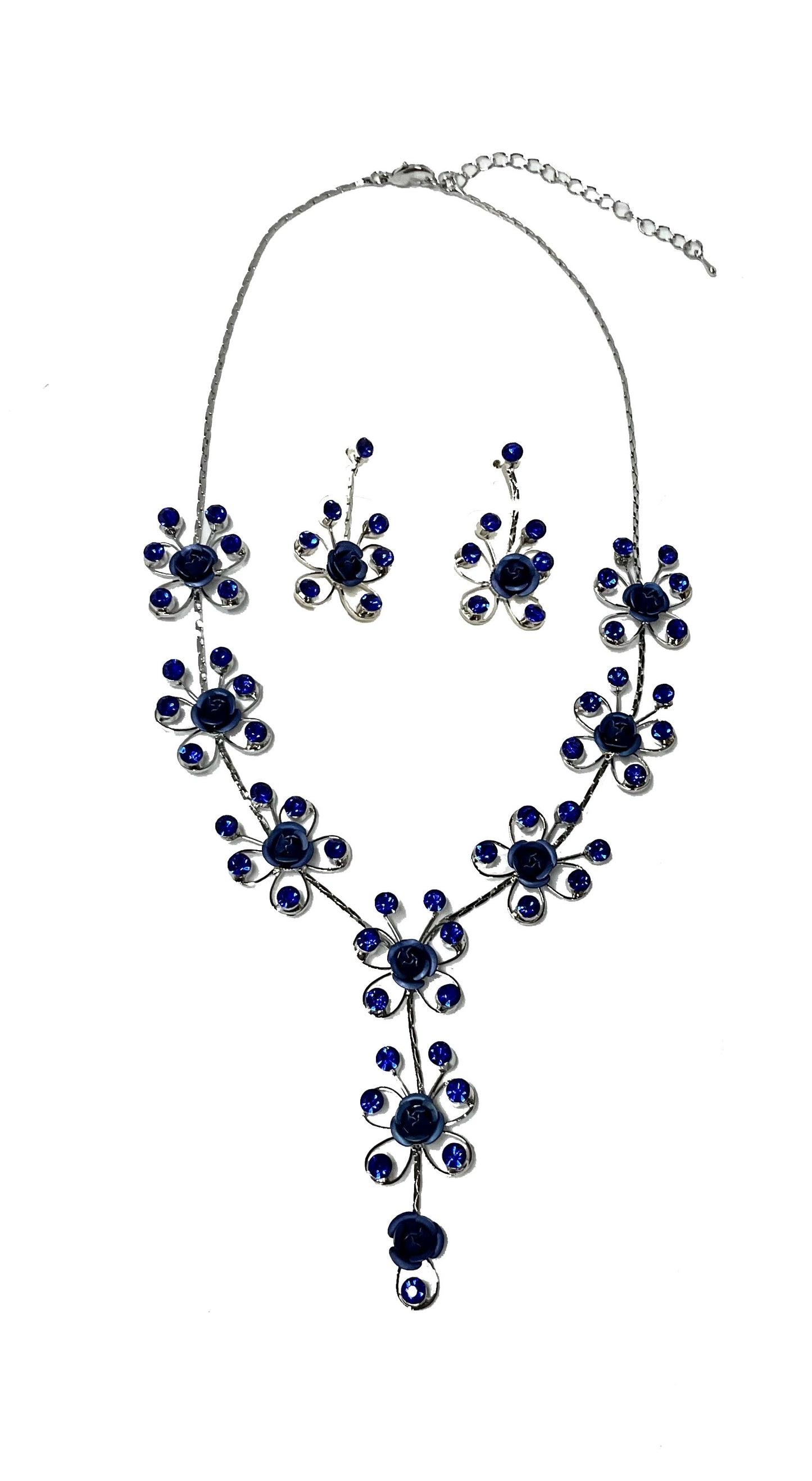 Flower Neck-Set #66-23195BL