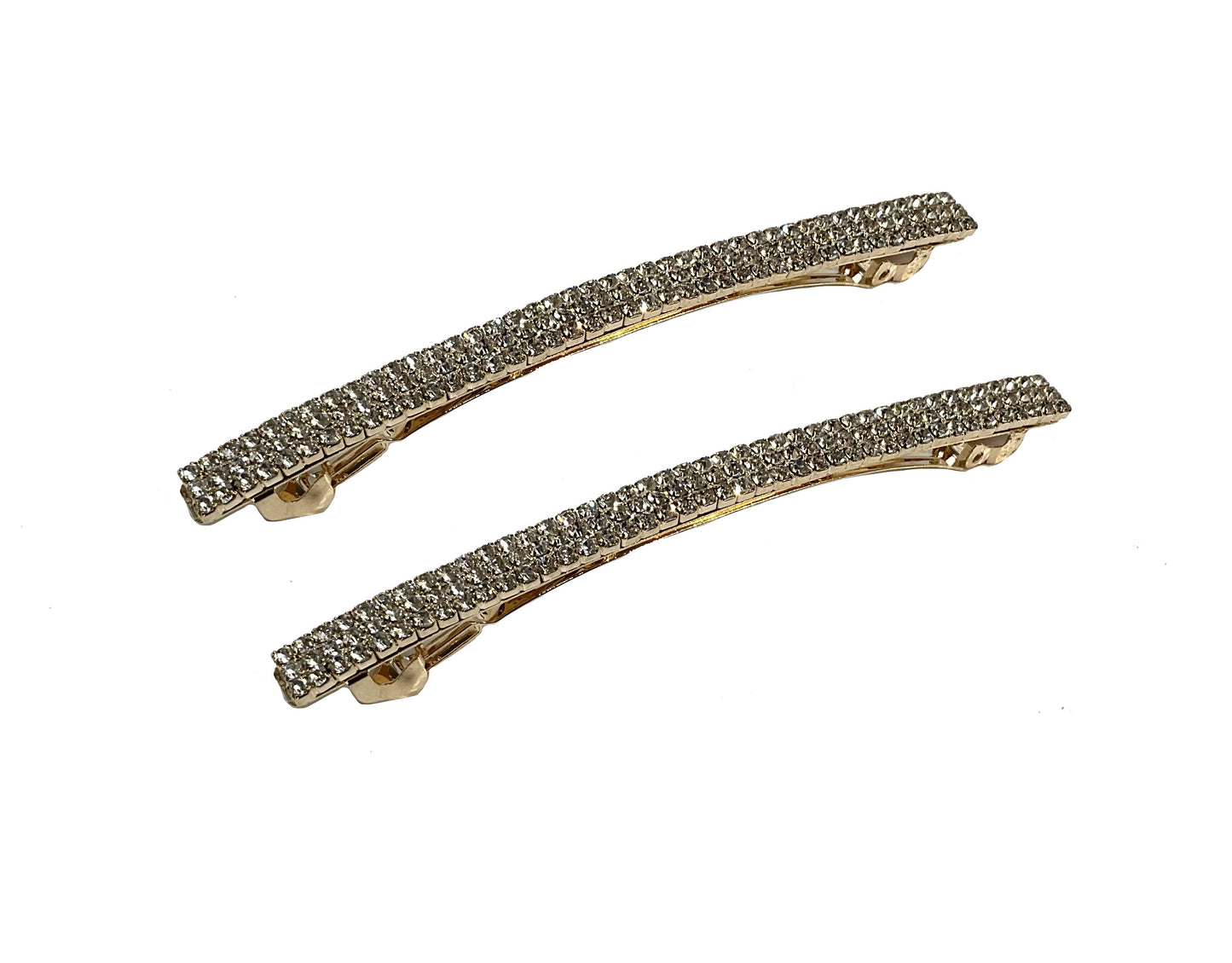 3 Row Hair Barrettes 2 pc #89-08421