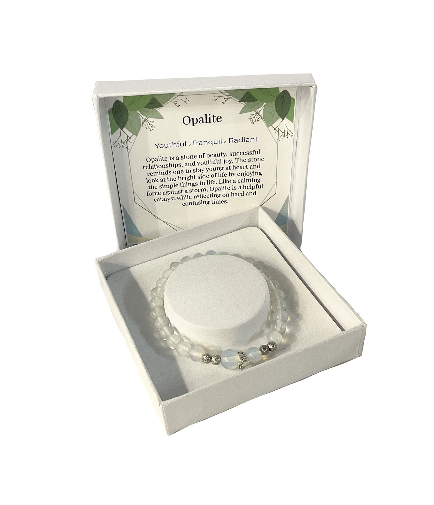 Natural Stone Bracelet Opalite Bracelet #89-72214OP