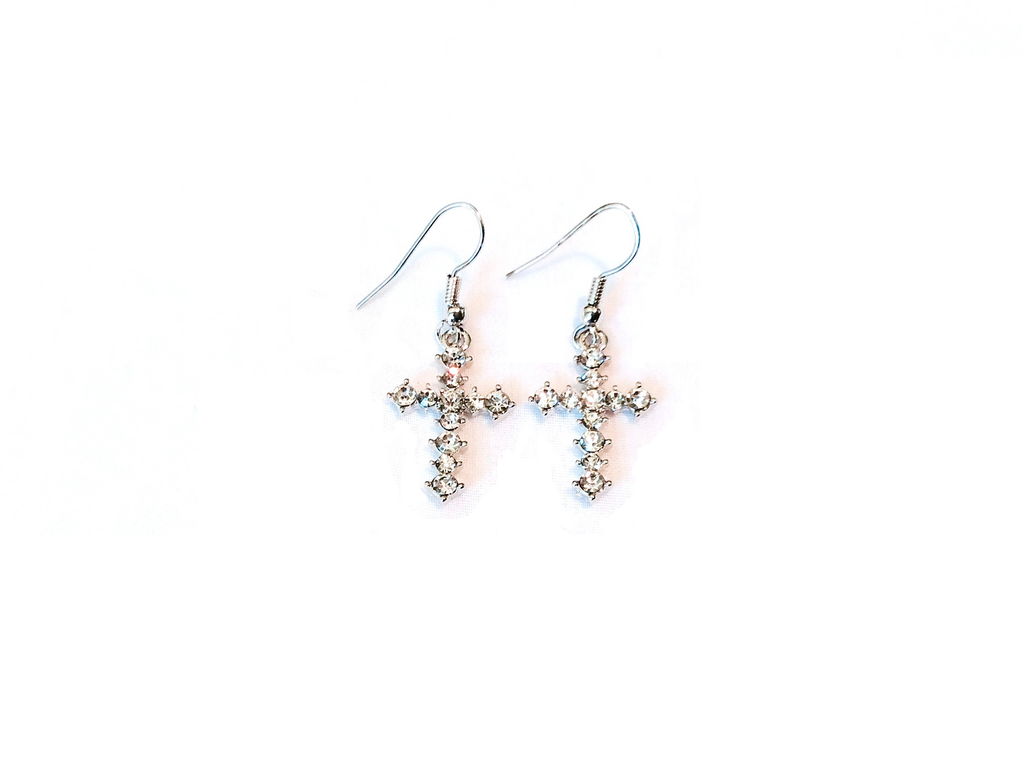 Cross Earrings #66-70024GN