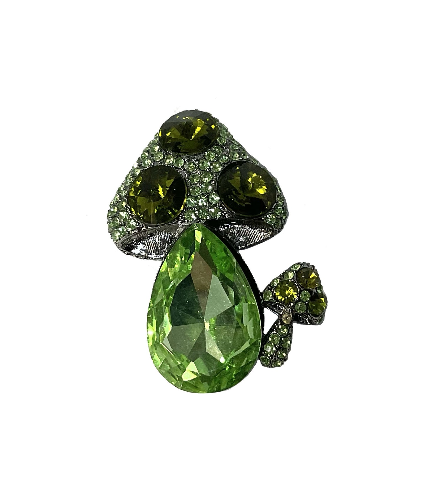 Mushroom Pendant with Pin#66-11917GN