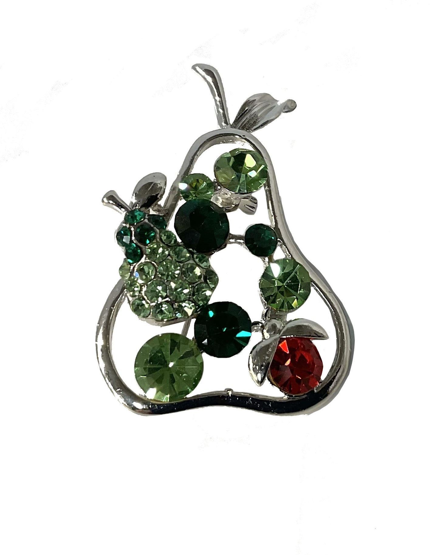 Pear with Ladybug Pin#66-54024GN