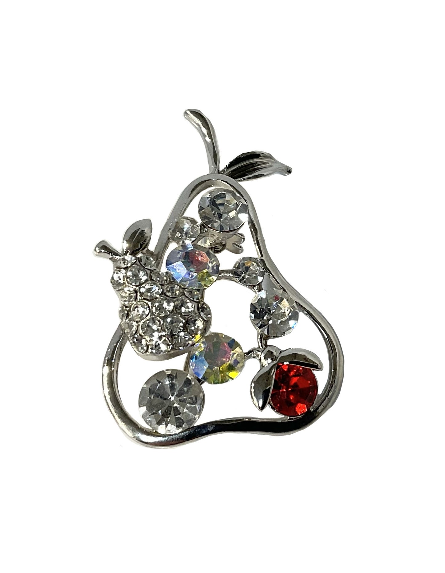 Pear with Ladybug Pin#66-54024CL