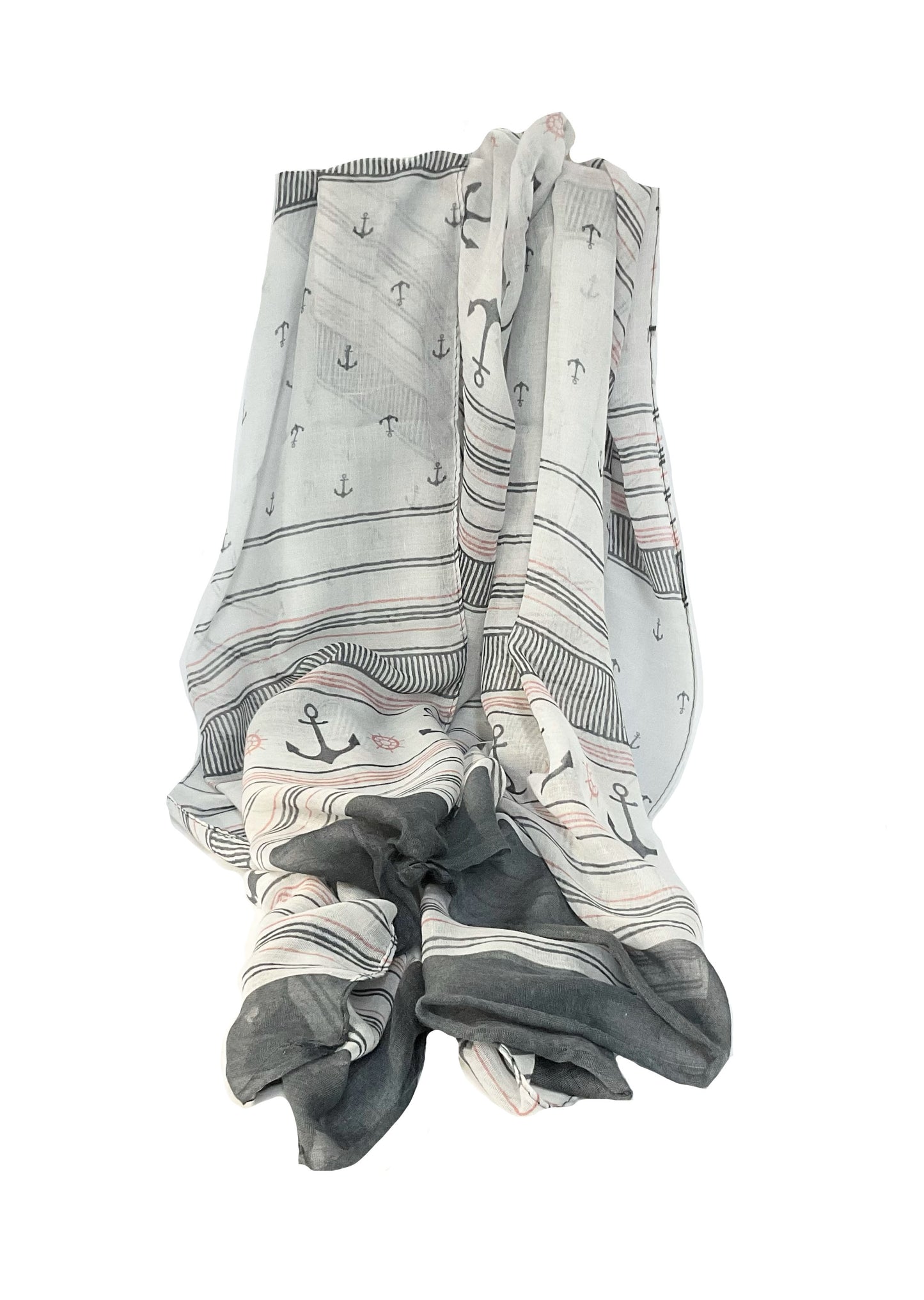 Anchor Oblong Scarf #88-2519GY
