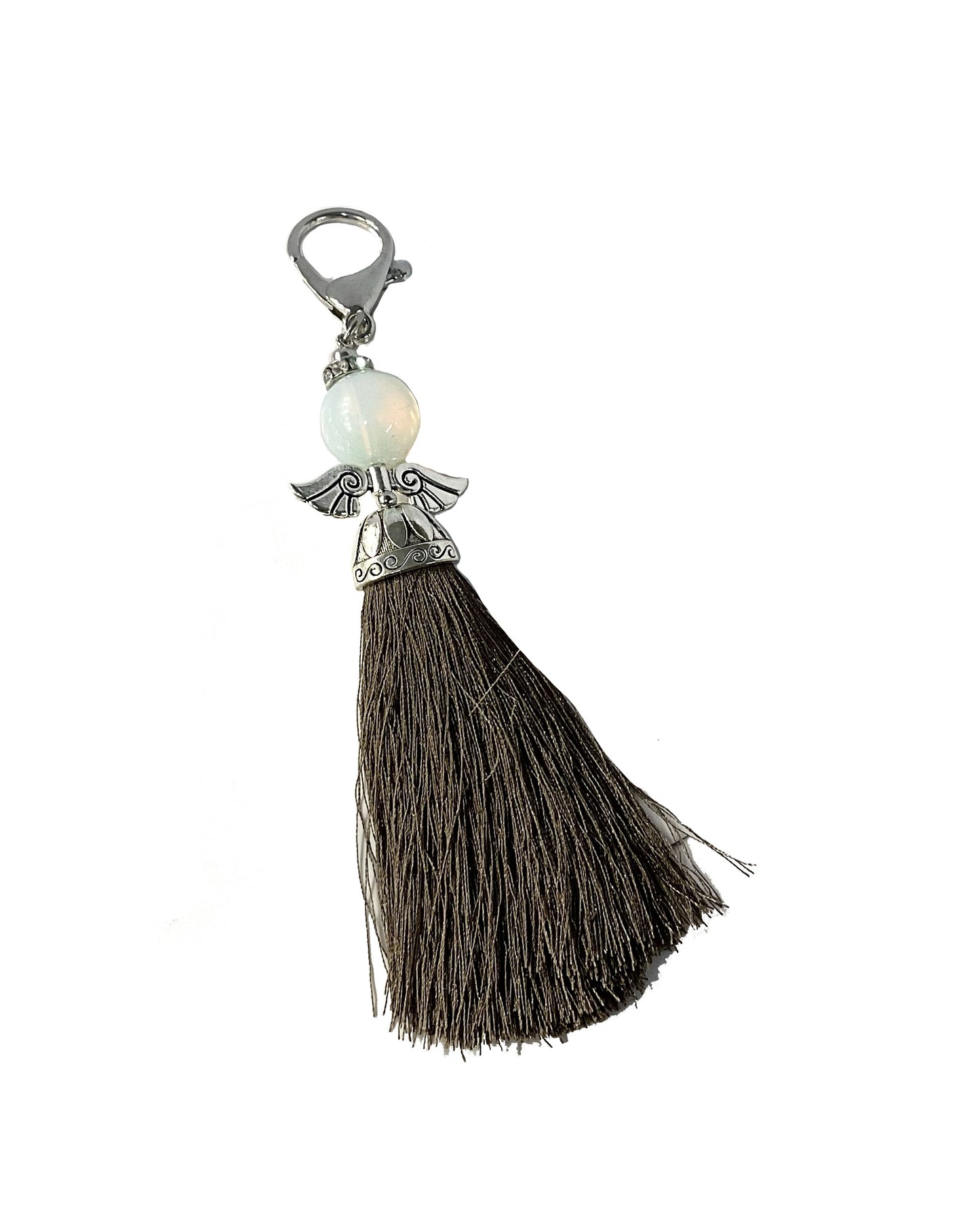 Stone Natural Angel Keychain #89-7220