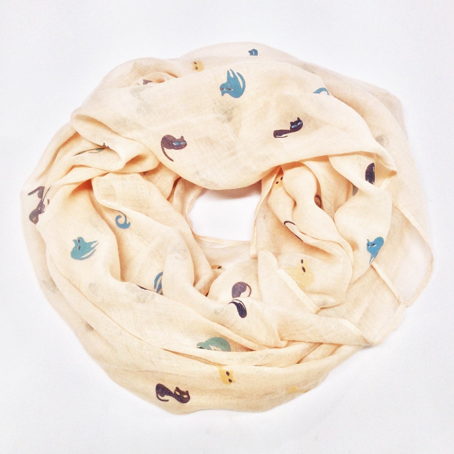 Cats Oblong Scarf (Pink) #88-2914PK