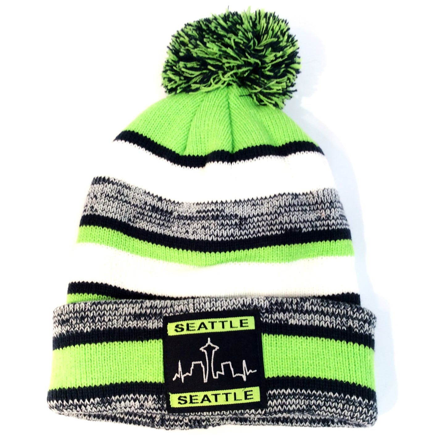 Seattle Striped Beanie #88-12001