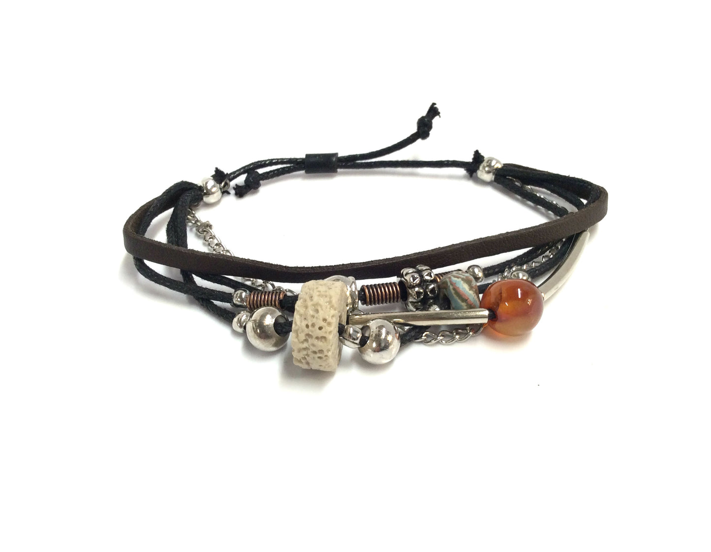 Lava Stones Bracelet #88-26013-1