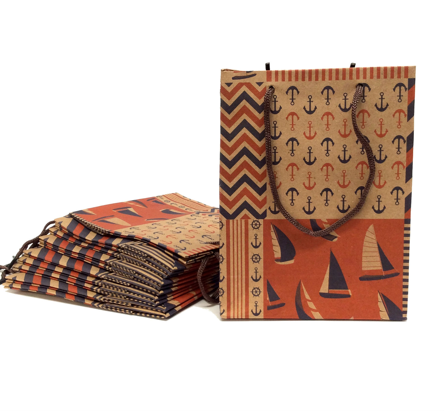 Nautical Gift Bag Small Dozen #89-3201N