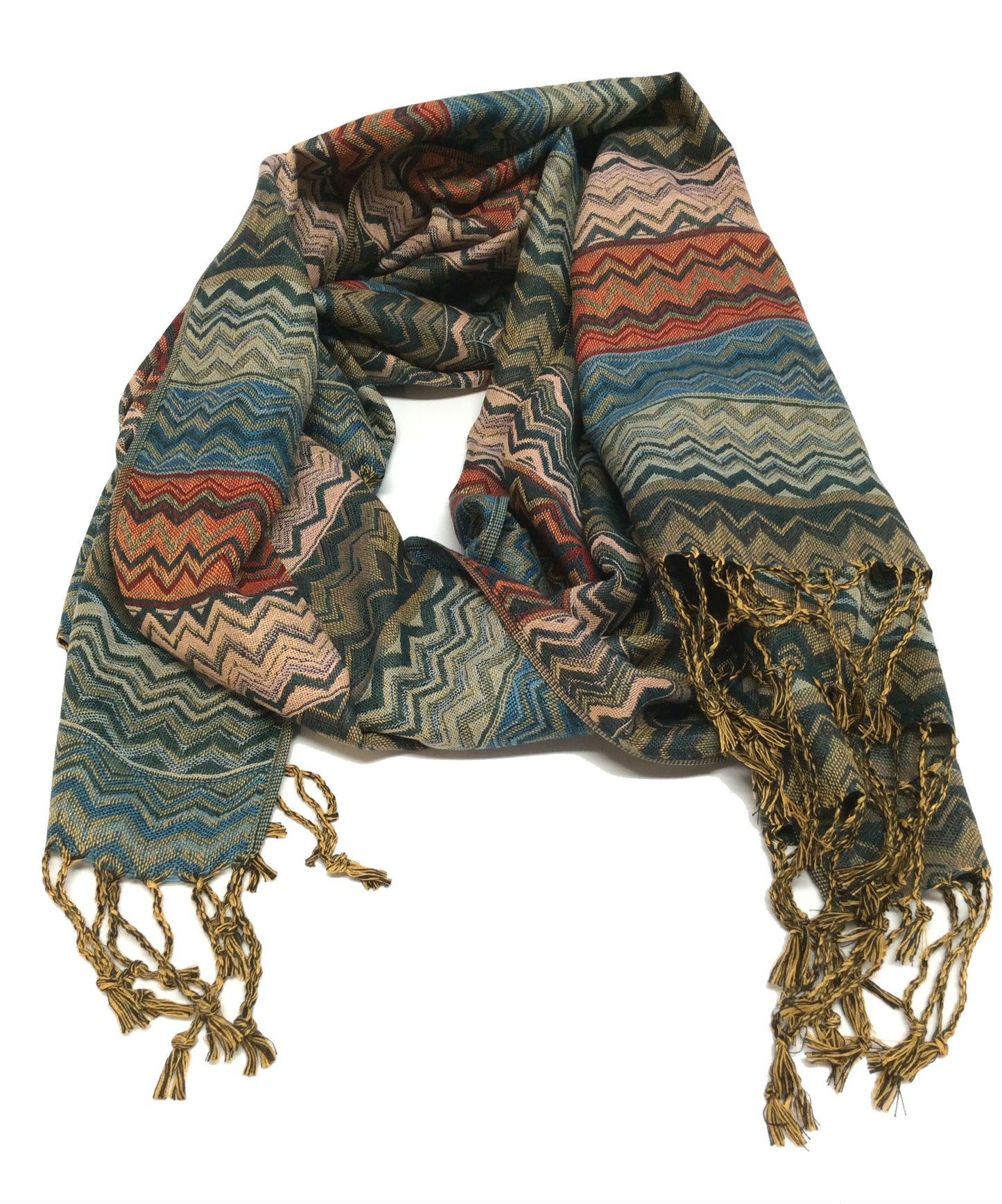 Pashmina Zig-zag Scarf #89-46301BL