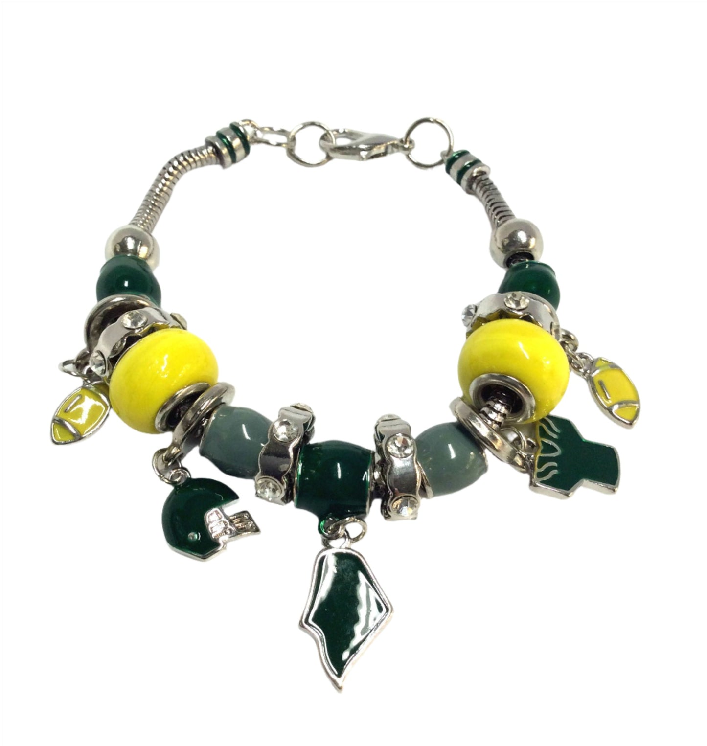 Green Bay Charmed Bracelet #92-0879GB