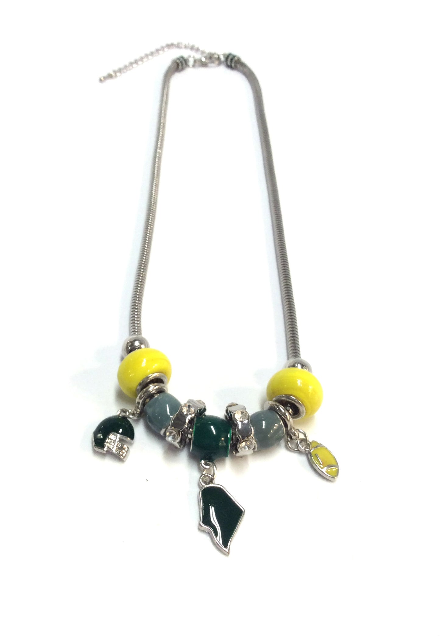 Green Bay Charmed Necklace #28-11296GB