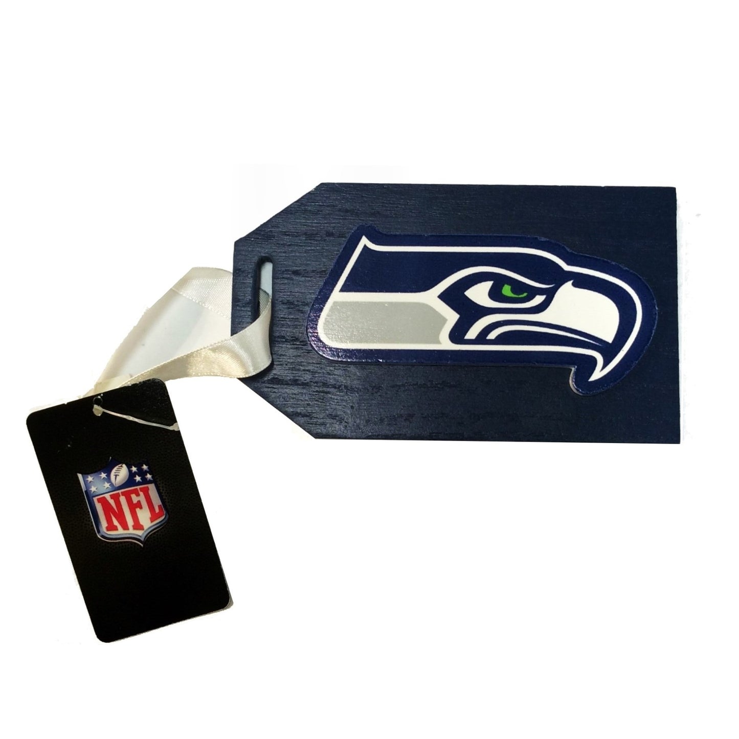 Seahawks Wooden Logo Ornament #16-0519