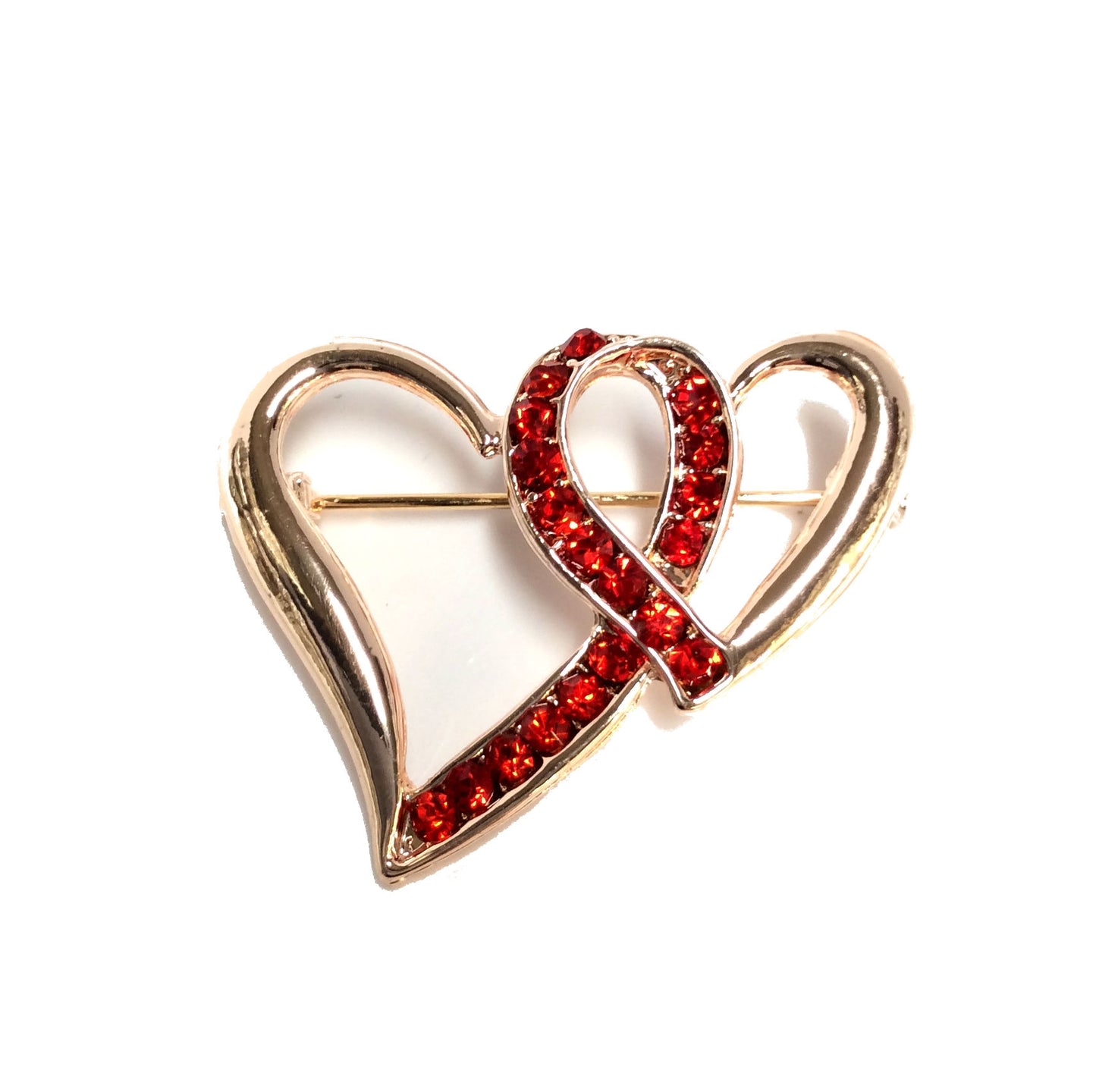 Heart Pin #12-30376ROSE